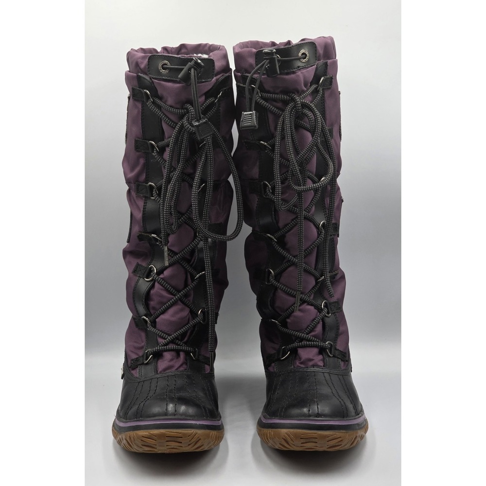 PAJAR Canada Grip Tall Snow Winter Boots Green Purple Womens Size 10 US 41 EU - Picture 3 of 11